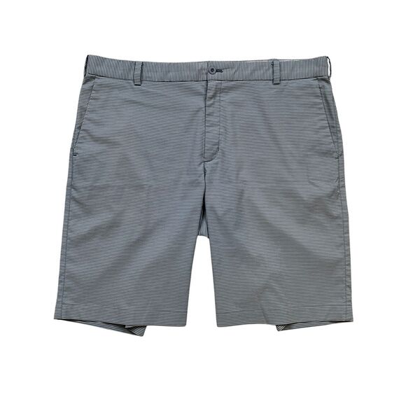 Nike Golf Shorts Mens 38 Cadet Dresden Blue Tour Performance Dri Fit Striped - Picture 1 of 11